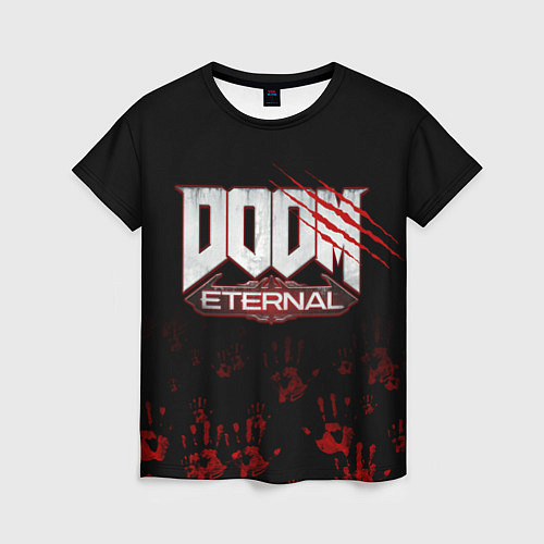Женская футболка DOOM Eternal / 3D-принт – фото 1