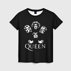 Футболка женская QUEEN, цвет: 3D-принт