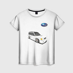 Женская футболка SUBARU