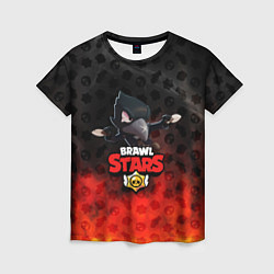 Женская футболка BRAWL STARS:CROW