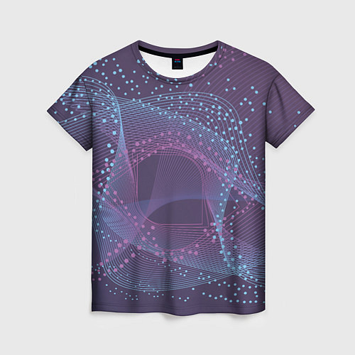 Женская футболка Абстрактный узор / 3D-принт – фото 1