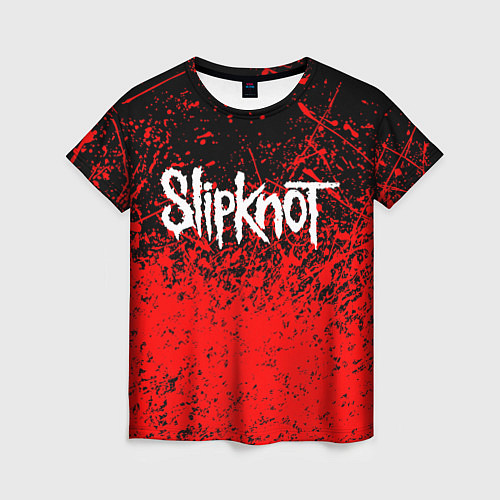 Женская футболка SLIPKNOT / 3D-принт – фото 1