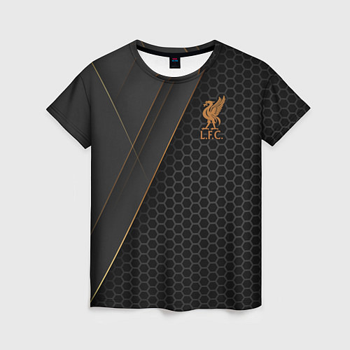 Женская футболка Liverpool FC / 3D-принт – фото 1