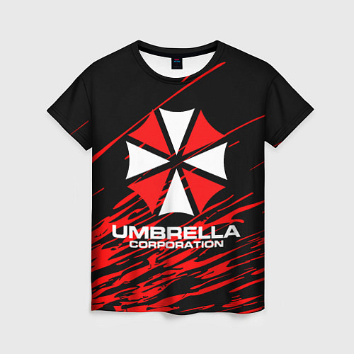 Женская футболка Umbrella Corporation / 3D-принт – фото 1
