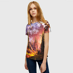 Футболка женская Horizon Zero Dawn, цвет: 3D-принт — фото 2