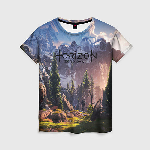 Женская футболка Horizon Zero Dawn / 3D-принт – фото 1