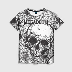 Женская футболка Megadeth