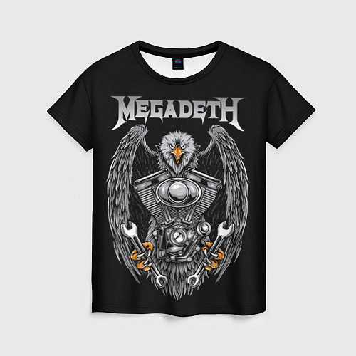 Женская футболка Megadeth / 3D-принт – фото 1