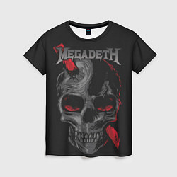 Женская футболка Megadeth