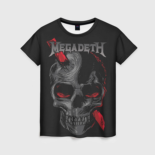 Женская футболка Megadeth / 3D-принт – фото 1