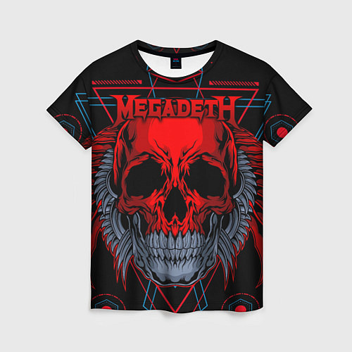 Женская футболка Megadeth / 3D-принт – фото 1