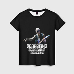 Футболка женская Scorpions, цвет: 3D-принт