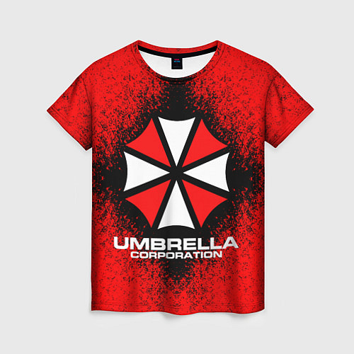 Женская футболка Umbrella Corporation / 3D-принт – фото 1