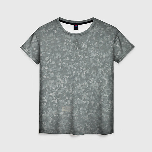 Женская футболка Цинк / 3D-принт – фото 1