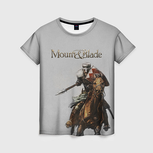 Женская футболка Mount and Blade / 3D-принт – фото 1