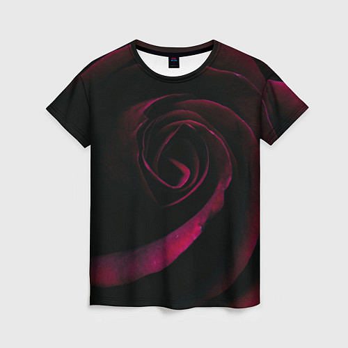 Женская футболка Dark Rose / 3D-принт – фото 1
