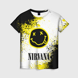 Женская футболка NIRVANA