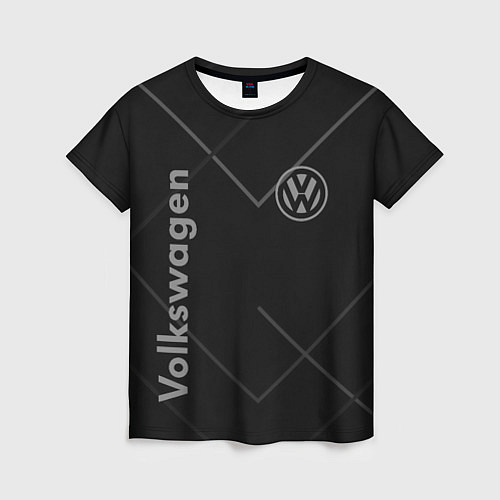 Женская футболка VOLKSWAGEN / 3D-принт – фото 1