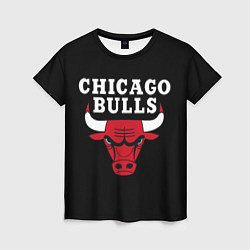 Футболка женская CHICAGO BULLS, цвет: 3D-принт