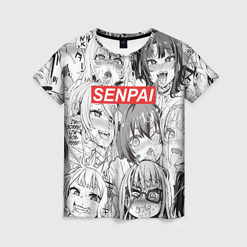 Женская футболка SENPAI / 3D-принт – фото 1