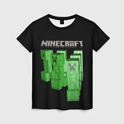 Футболка женская MINECRAFT CREEPER, цвет: 3D-принт