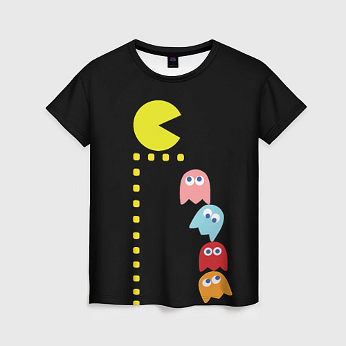 Женская футболка Pac-man / 3D-принт – фото 1