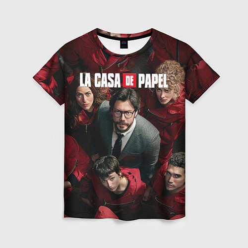 Женская футболка La Casa de Papel Z / 3D-принт – фото 1