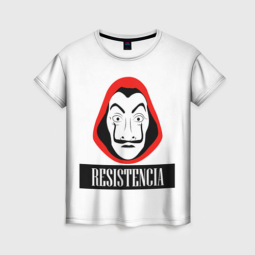 Женская футболка Resistenicia / 3D-принт – фото 1