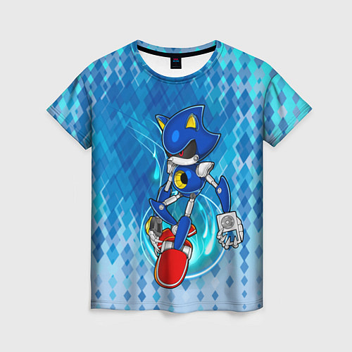 Женская футболка Metal Sonic / 3D-принт – фото 1