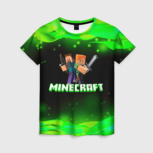 Женская футболка Minecraft 1 / 3D-принт – фото 1