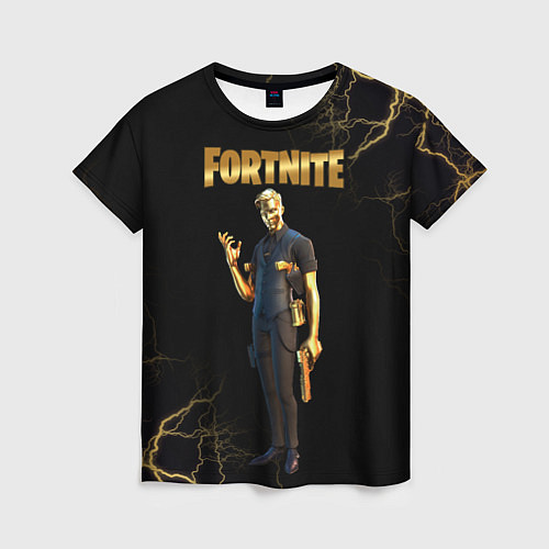 Женская футболка Gold Midas Fortnite 2 / 3D-принт – фото 1