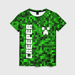 Женская футболка MINECRAFT CREEPER