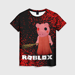 Женская футболка Roblox Piggy