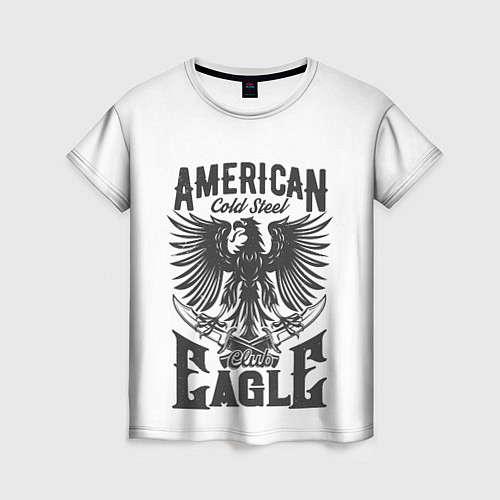 Женская футболка Американский орел Z / 3D-принт – фото 1