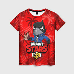 Женская футболка BRAWL STARS CROW ВОРОН