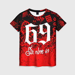 Женская футболка 6ix9ine