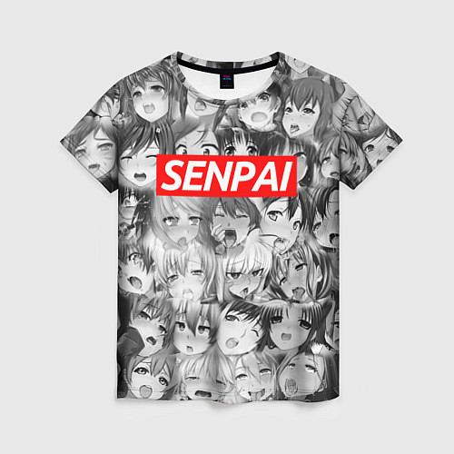 Женская футболка SENPAI СЕНПАЙ / 3D-принт – фото 1