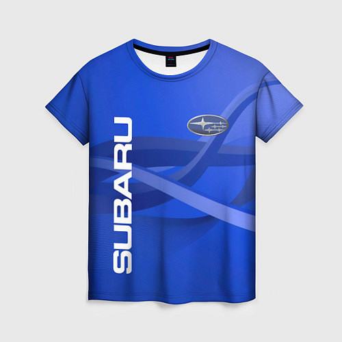 Женская футболка SUBARU / 3D-принт – фото 1