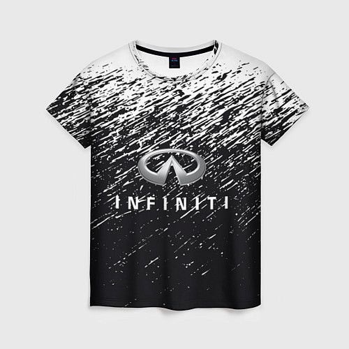 Женская футболка INFINITI / 3D-принт – фото 1