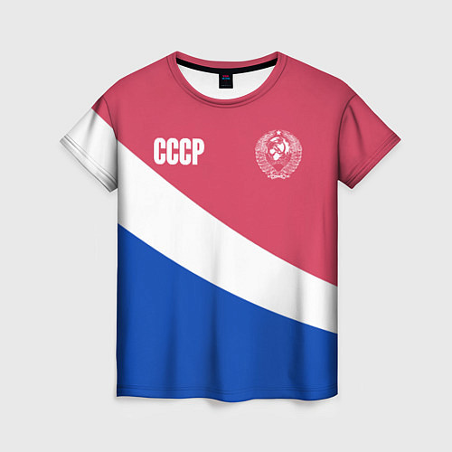 Женская футболка СССР / 3D-принт – фото 1