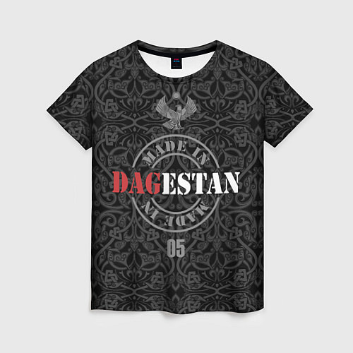 Женская футболка Дагестан / 3D-принт – фото 1