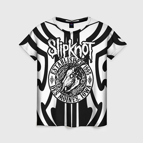 Женская футболка Slipknot / 3D-принт – фото 1