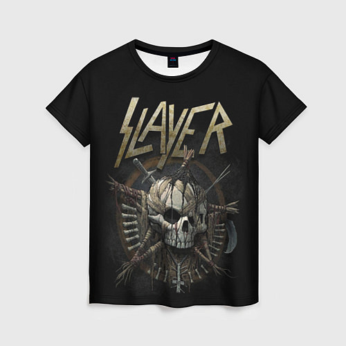 Женская футболка Slayer / 3D-принт – фото 1