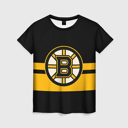 Женская футболка BOSTON BRUINS NHL / 3D-принт – фото 1