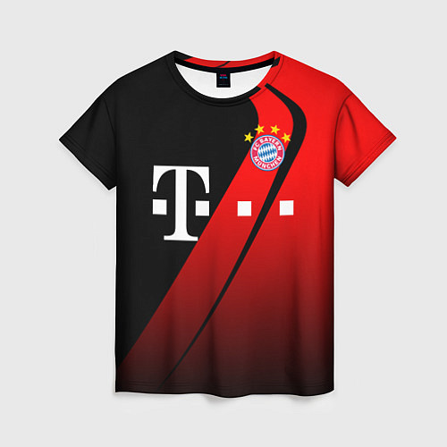 Женская футболка FC Bayern Munchen Форма / 3D-принт – фото 1