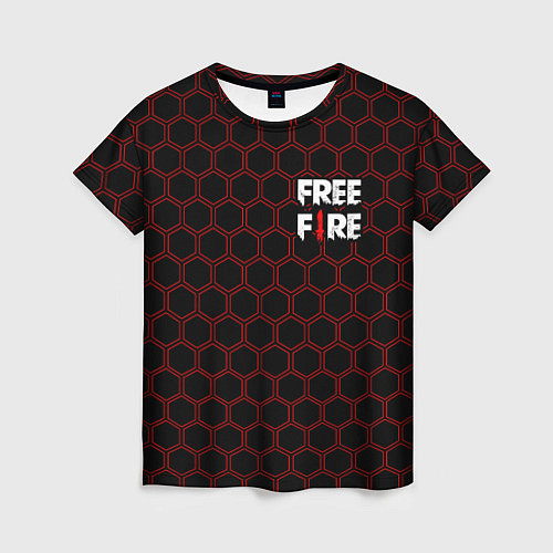 Женская футболка FREE FIRE ФРИ ФАЕР / 3D-принт – фото 1