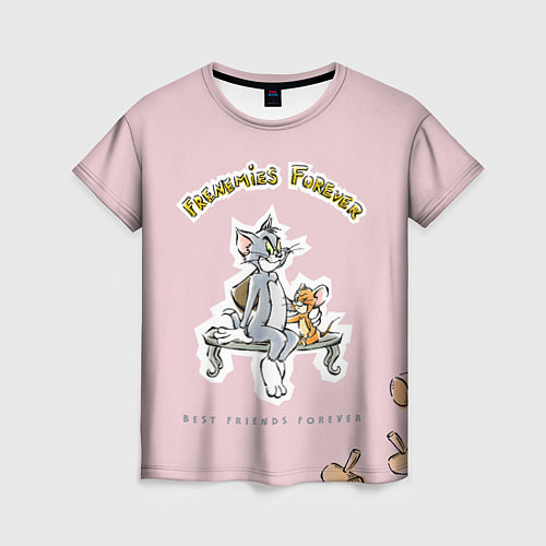 Женская футболка FRENEMIES FOREVER / 3D-принт – фото 1
