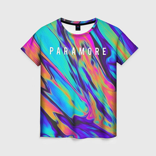 Женская футболка PARAMORE / 3D-принт – фото 1