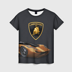 Женская футболка Lamborghini- motorsport