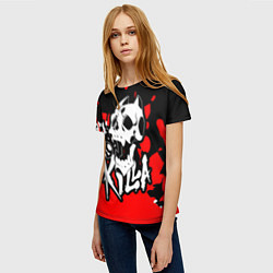 Футболка женская KILLA, цвет: 3D-принт — фото 2